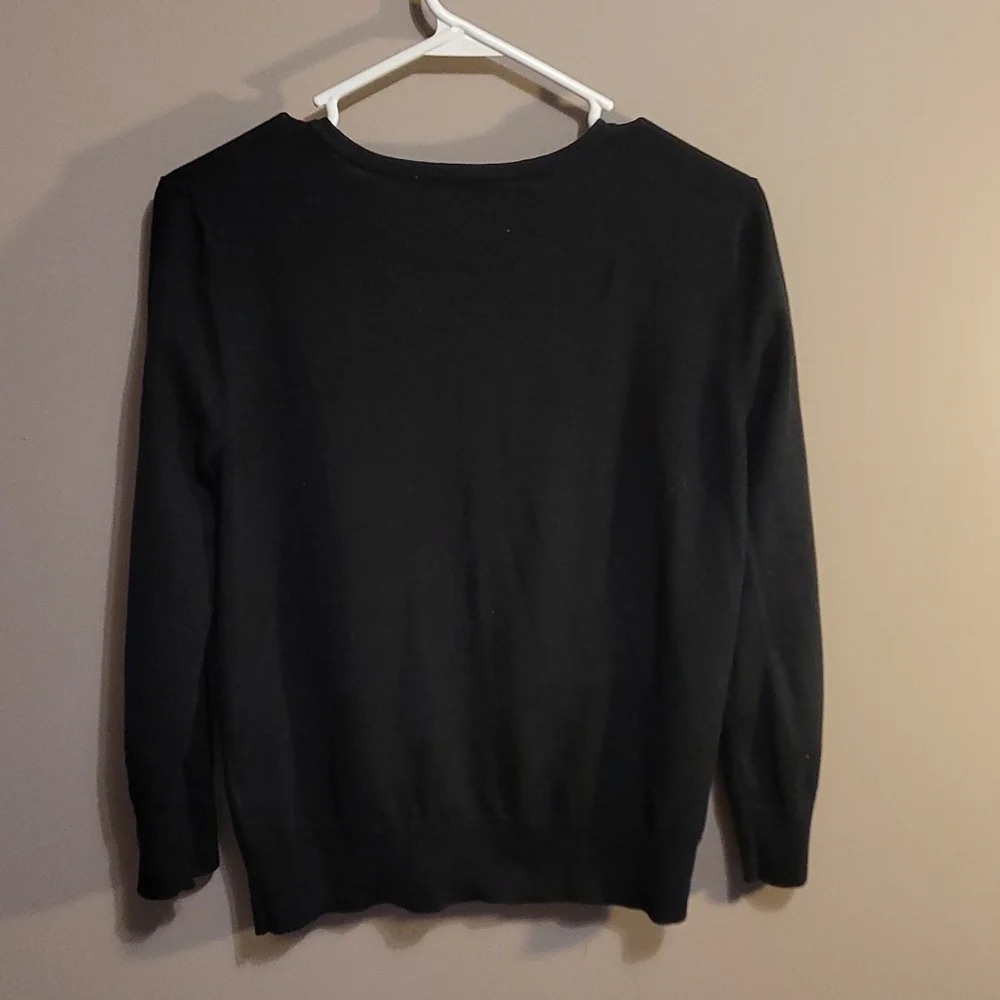 E25-CABLE AND GAUGE: WOMENS SIZE SMALL BLOUSE BUTTON DOWN OPEN OR CLOSE - Picture 3 of 3